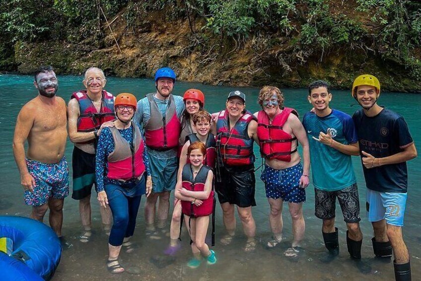 Tubing adventure in Río Celeste