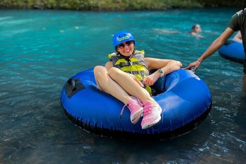 Tubing in Río Celeste, adventure and experiences
