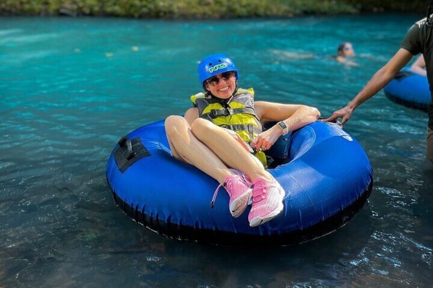 Tubing in Río Celeste, adventure and experiences