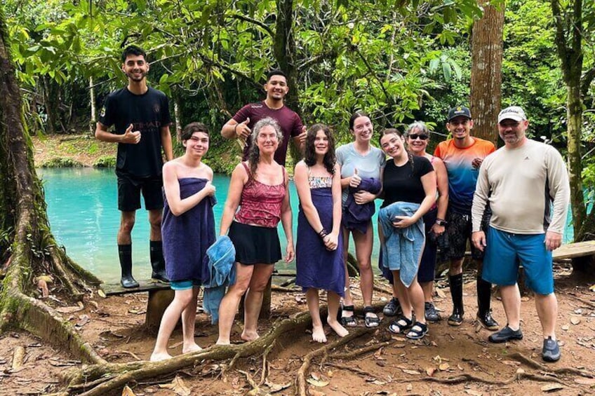 Tubing adventure in Río Celeste