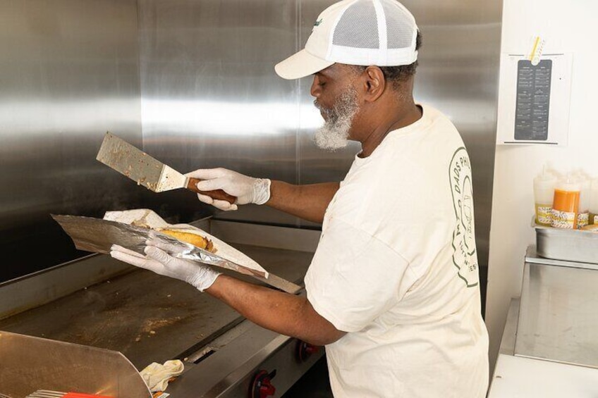 Private Crafting Authentic Cheesesteaks with Chef Tony Sharpe