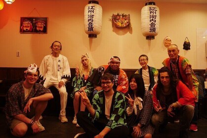 Bailemos Bon Odori Danza folclórica japonesa cerca de Tsutenkaku