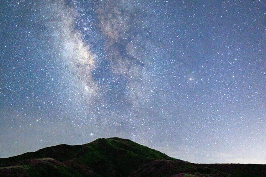 If you're lucky, you can even see the Milky Way.