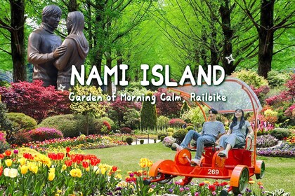 From Seoul: Nami Island, Korean Garden & Rail Bike Day Trip