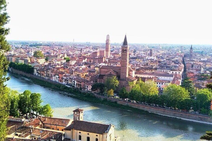 a skyline view of Verona