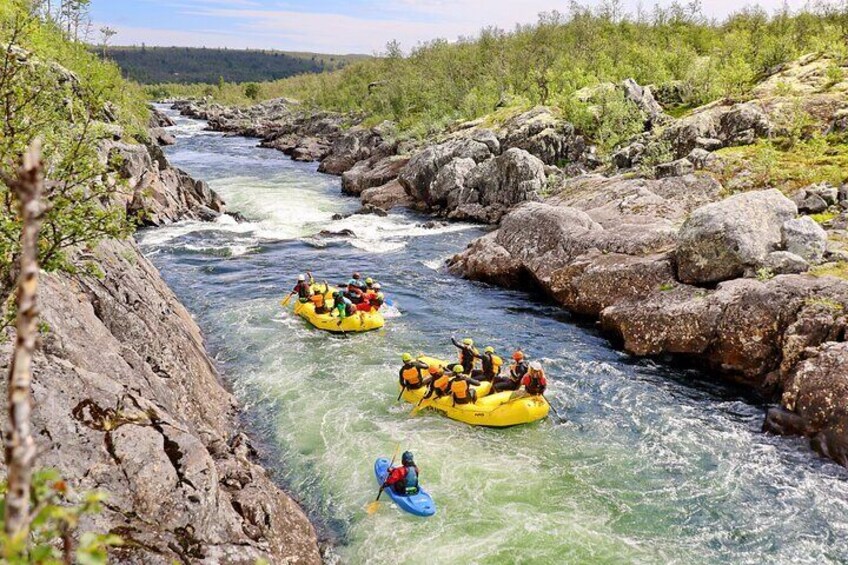 High Adrenaline Rafting in Dagali near Geilo in Norway