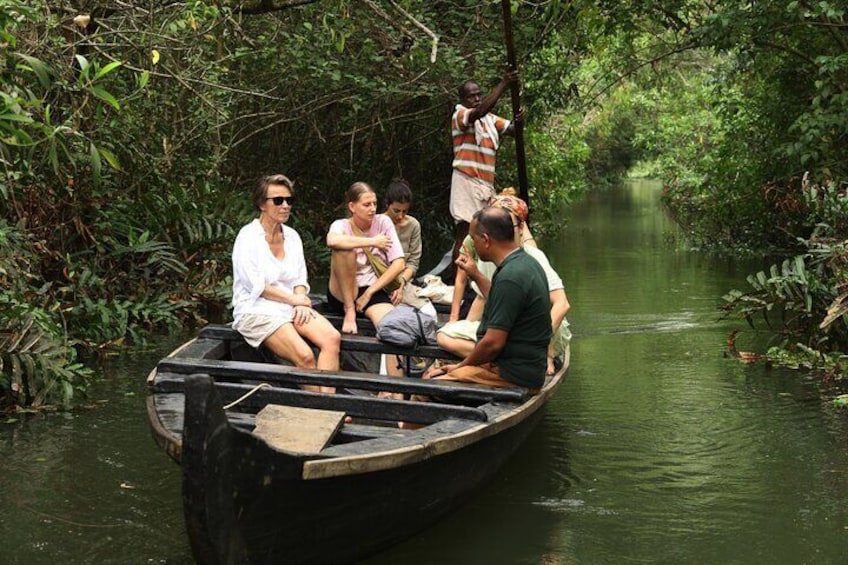 Full Day Backwater Village Punting Boat Cruise