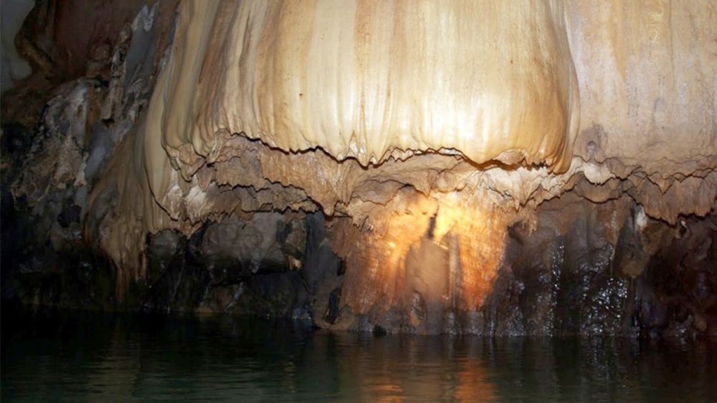 Inside a sea cave in Cebu