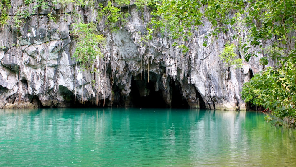 Sea cave entrance in Cebu