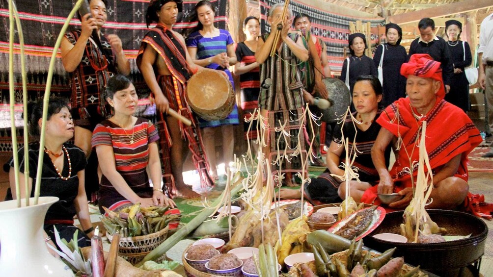 Locals at A Lưới district in Vietnam 