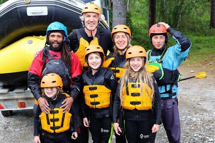 Child Appropriate Family Rafting in Dagali near Geilo, Norway