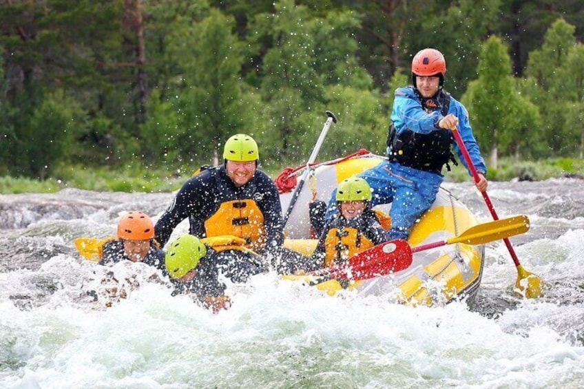 Child Appropriate Family Rafting in Dagali near Geilo, Norway