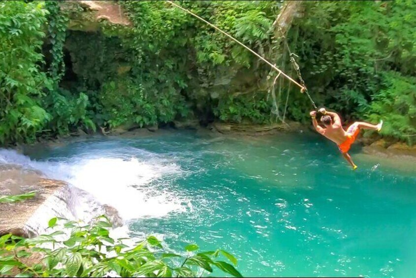 Blue Hole, Dunns River and Secret Falls Day Tour with Lunch 