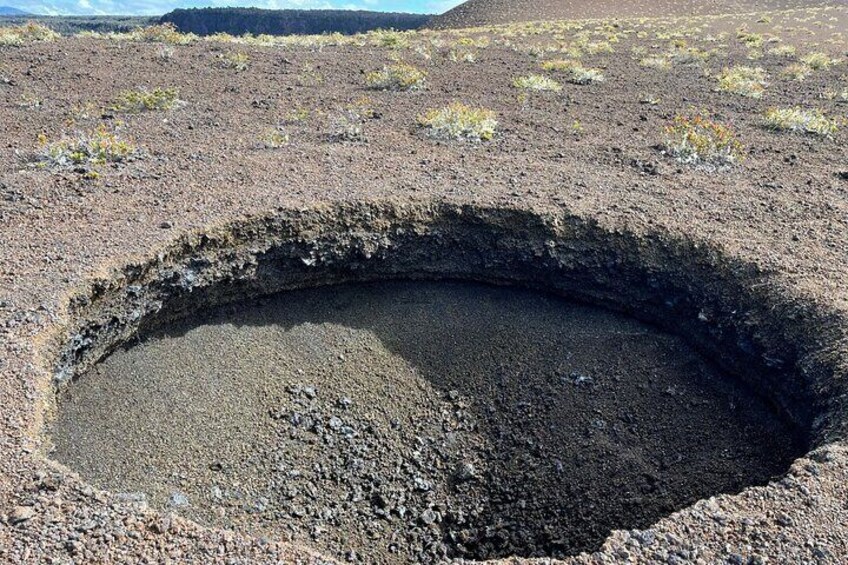 Sink hole at devistation trail.