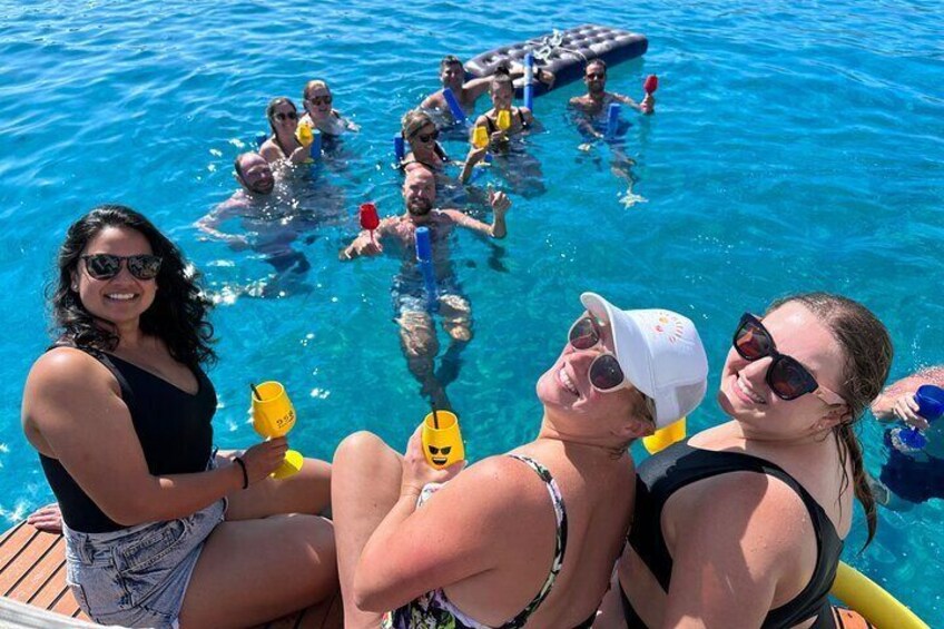 Half day Palermo boat tour with aperitif, snacks and snorkeling.