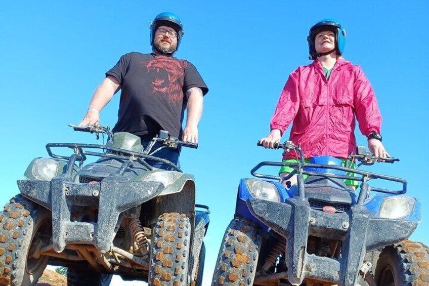 Quad ride on the hills of Hammamet