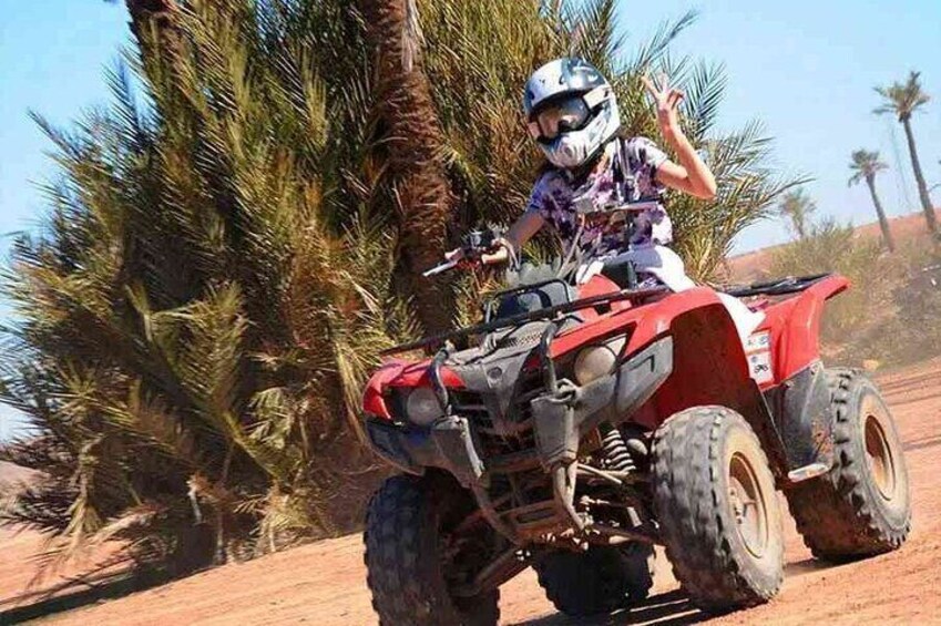 Quad ride on the hills of Hammamet