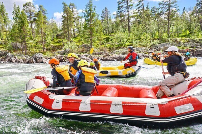 Intermediate Difficulty Level Rafting Experience in Dagali