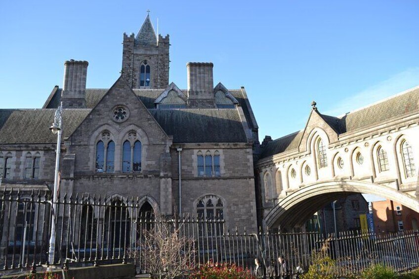 Dublinia (Synod Hall) attached to George Edmund Streets magnificent Bridge thanks to Henry Row