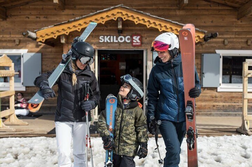 Chamonix Skiset Rental for Adults and Kids