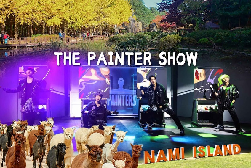 Seoul: The Painter Show with Nami Island or Alpaca World