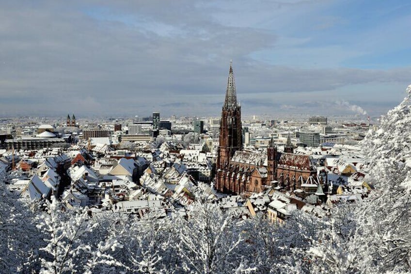  In mulled wine Veritas warming old town walk in Freiburg