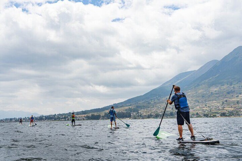 Private 3-day Andean Mountain Hiking, Biking and paddle boarding tour from Quito