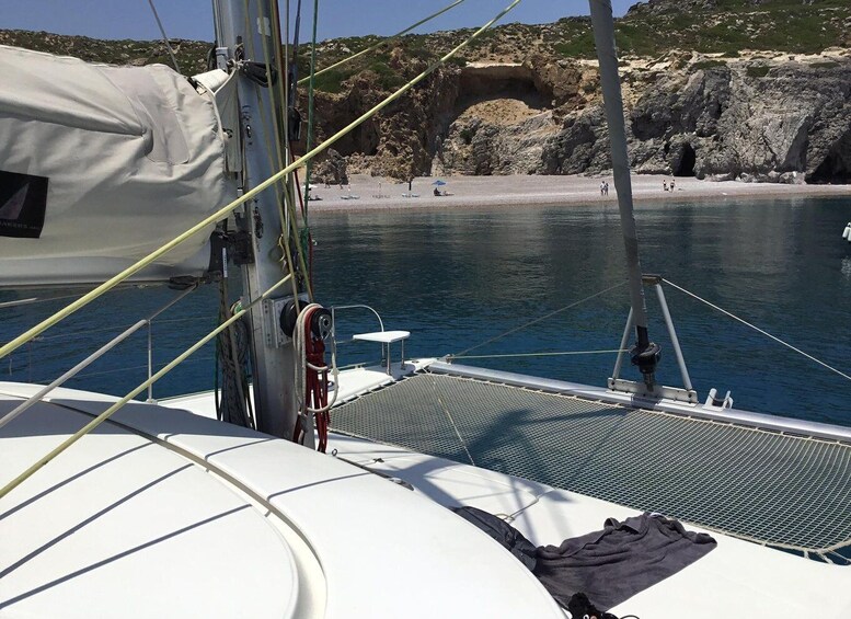 Picture 16 for Activity Rhodes: Sailing Catamaran Day Cruise with food and drinks