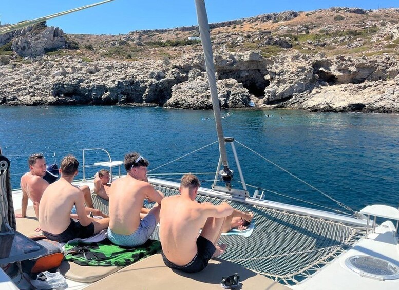 Picture 25 for Activity Rhodes: Sailing Catamaran Day Cruise with food and drinks