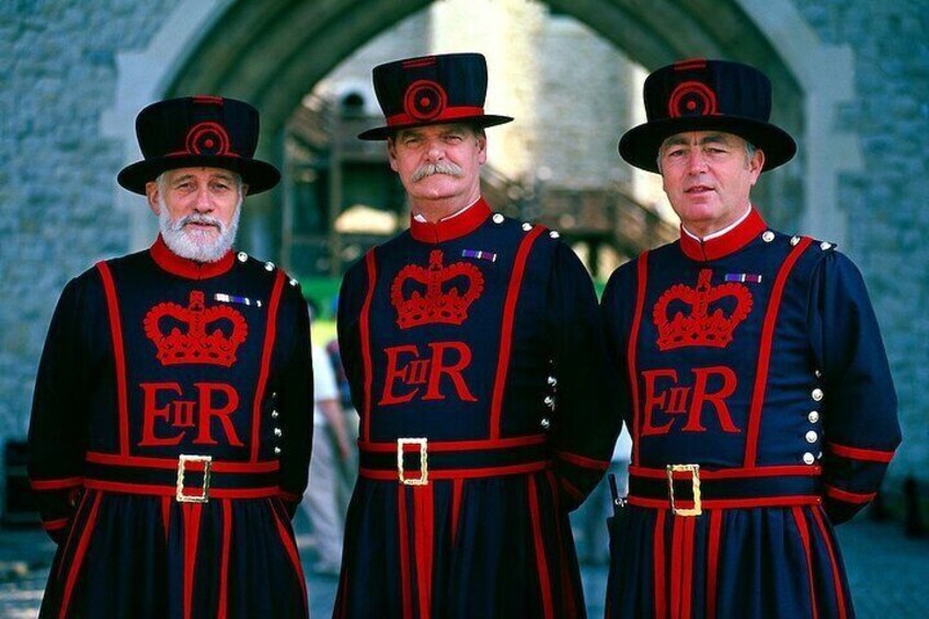 Beefeaters at Tower of London, London EC3N 4AB, UK