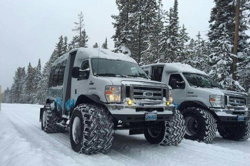 Yellowstone Old Faithful Snowcoach Tour from Jackson Hole