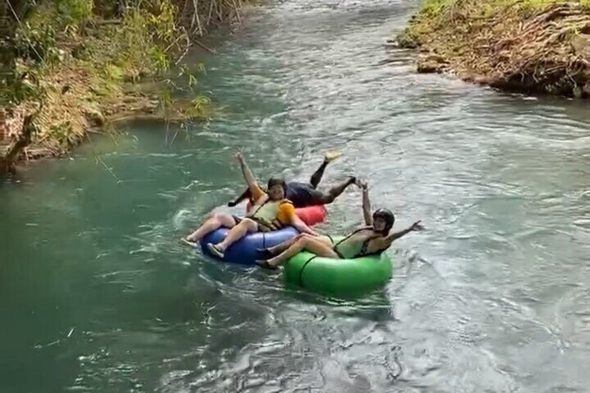 Waterfalls/Riverwalk-River Tubing & Beach from Falmouth Jamaica