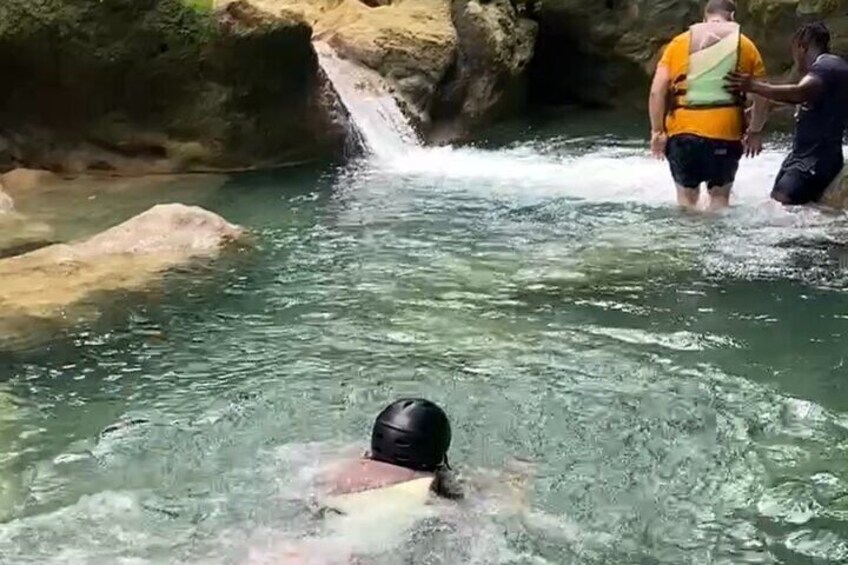 Waterfalls/Riverwalk-River Tubing & Beach from Falmouth Jamaica