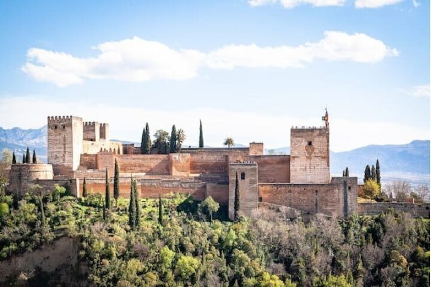 Alcazaba of the Alhambra in Granada