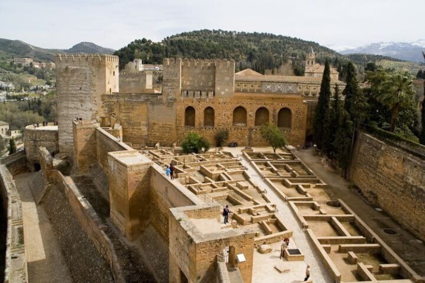 Interior Alcazaba of the Alhambra