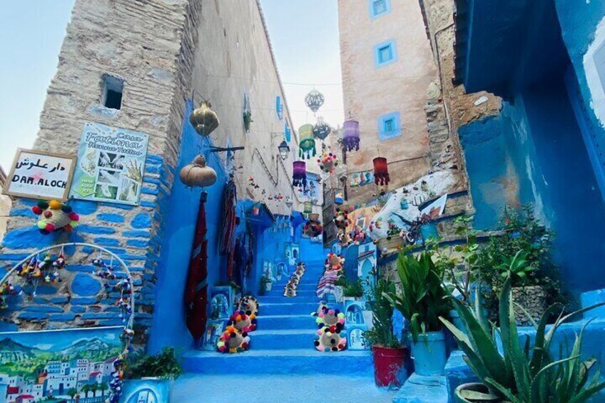 Blue Bliss & Waterfall Wonders: Chefchaouen & Akchour Day Escape