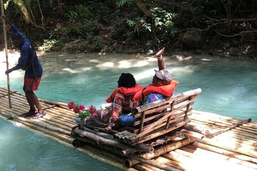 Bamboo River Rafting on the Rio Nuevo. 
The Excursion for the entire family 
Seniors, adults and Children