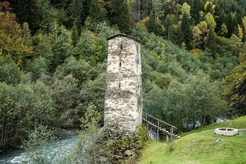 Hiking to the Georgian mountains of the Caucasus