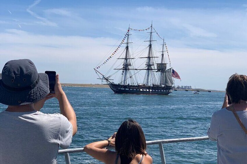 A rare sail of Old Ironsides