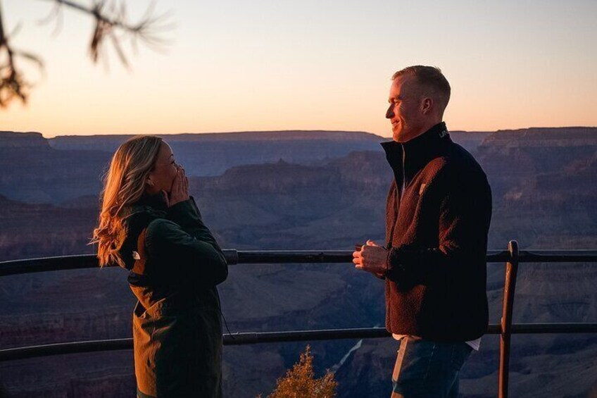 Private Proposal Professional Photo Shoot - Grand Canyon