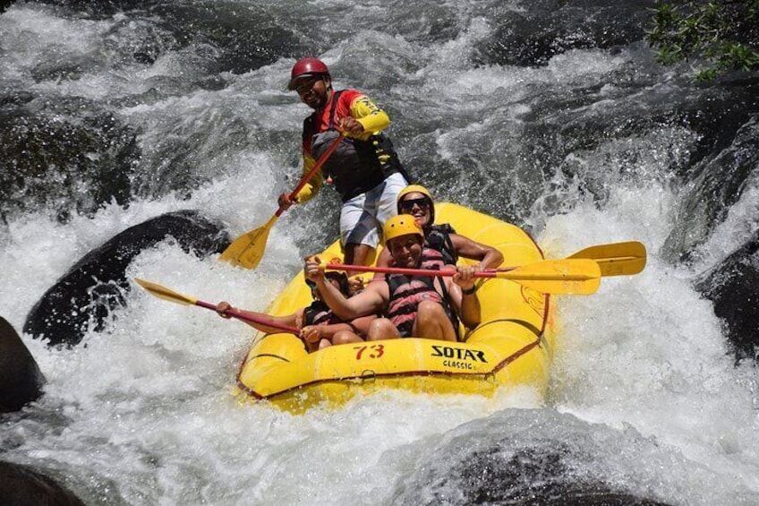 White Water Rafting: Class III and IV on The Tenorio River