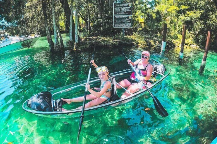 Clear Kayak Tour Of Three Sisters Springs