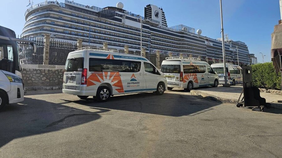 From Alexandria Port : Pyramids & the Grand Egyptian Museum