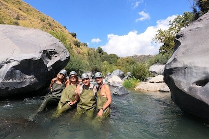 Guided River Trekking to the Alcantara Gorge