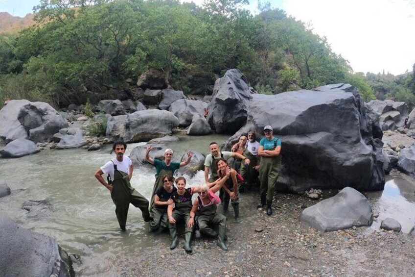 Private and Guided River Trekking to the Alcantara Gorge