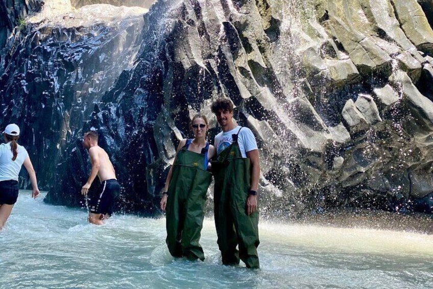 Private and Guided River Trekking to the Alcantara Gorge