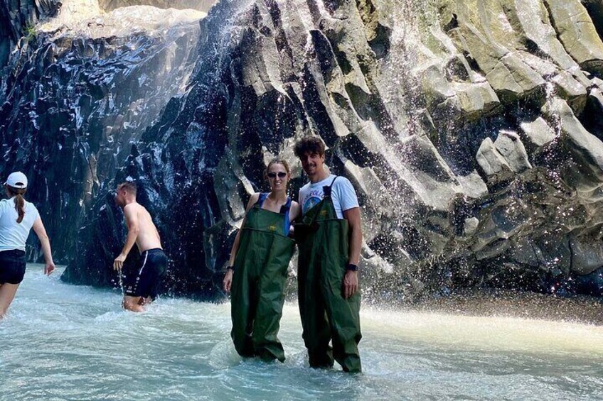 Private and Guided River Trekking to the Alcantara Gorge