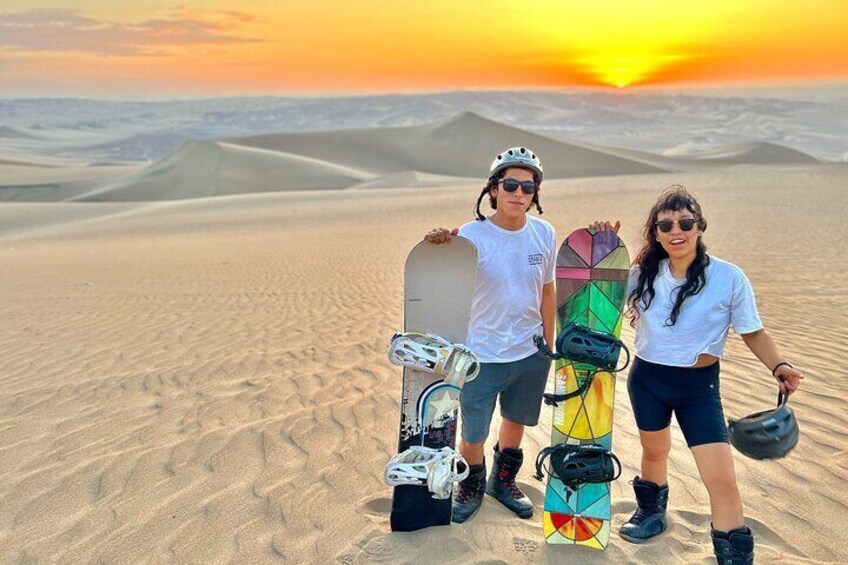 Private 3-Hour Sandboard and SandSki Experience in Huacachina