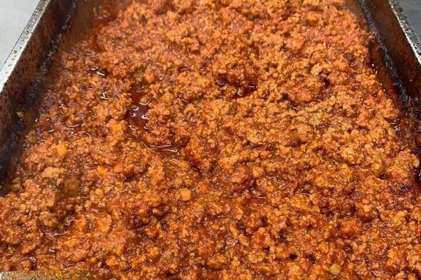 3 hour Lasagna Bolognese cooking class
