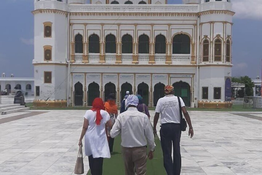 Going towards main Gurdwara Darbar Sahib.